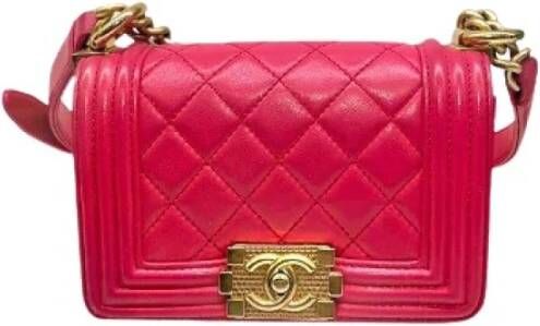 Chanel Vintage Pre-eigendom canvas chanel-bags Rood Dames