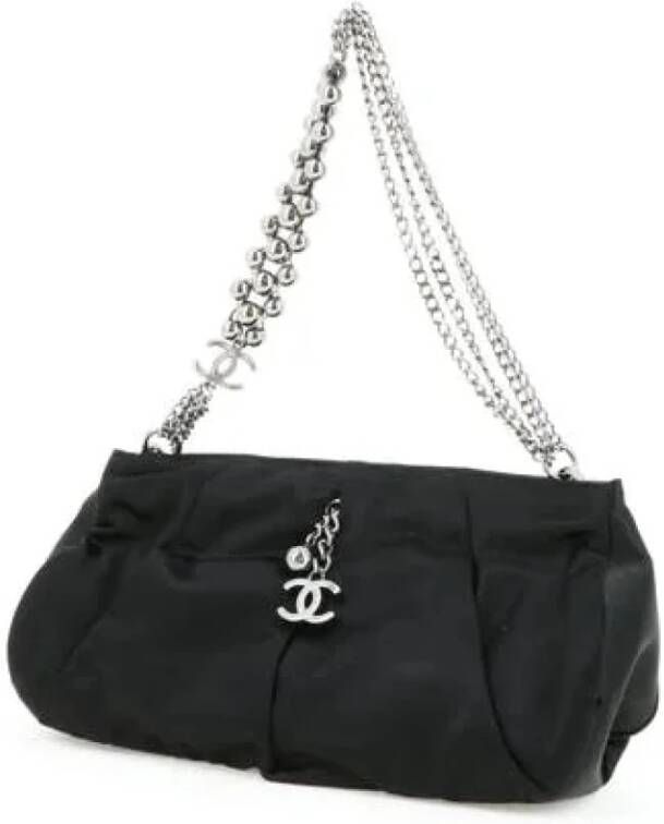 Chanel Vintage Pre-eigendom canvas chanel-bags Zwart Dames