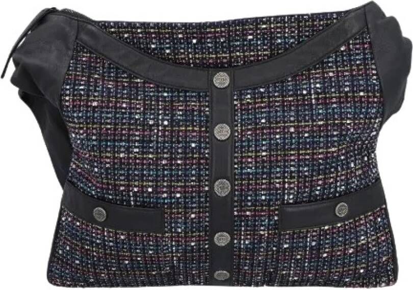 Chanel Vintage Pre-eigendom canvas chanel-bags Zwart Dames