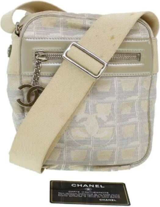 Chanel Vintage Pre-owned Canvas chanel-bags Grijs Dames