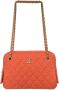 Chanel Vintage Pre-owned Canvas chanel-bags Oranje Dames - Thumbnail 1