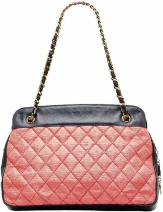 Chanel Vintage Pre-owned Canvas chanel-bags Rood Dames