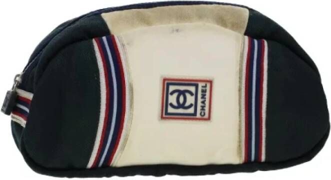 Chanel Vintage Pre-owned Canvas chanel-bags White Dames