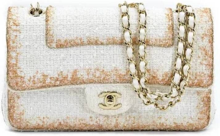 Chanel Vintage Pre-owned Canvas chanel-bags White Dames