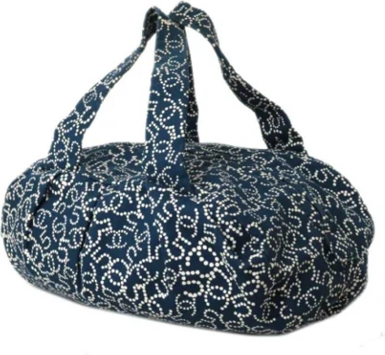 Chanel Vintage Pre-owned Canvas chanel-bags Zwart Dames