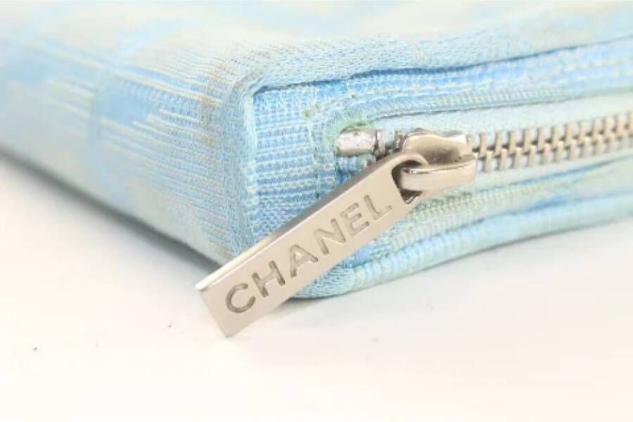 Chanel Vintage Pre-owned Fabric chanel-bags Blauw Dames