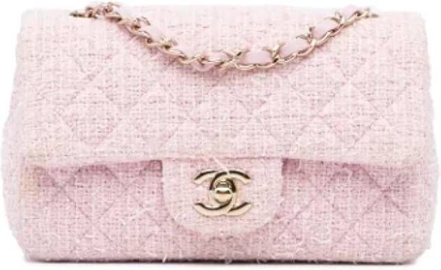 Chanel Vintage Pre-owned Fabric chanel-bags Roze Dames