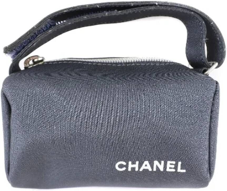 Chanel Vintage Pre-owned Fabric clutches Grijs Dames