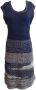 Chanel Vintage Pre-owned Fabric dresses Blauw Dames - Thumbnail 1