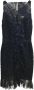 Chanel Vintage Pre-owned Fabric dresses Blauw Dames - Thumbnail 1