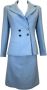 Chanel Vintage Pre-owned Fabric dresses Blauw Dames - Thumbnail 1