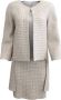 Chanel Vintage Pre-owned Fabric dresses Grijs Dames - Thumbnail 1