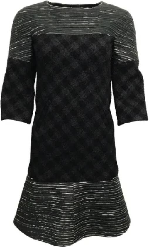 Chanel Vintage Pre-owned Fabric dresses Zwart Dames