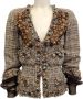 Chanel Vintage Pre-owned Fabric outerwear Bruin Dames - Thumbnail 1