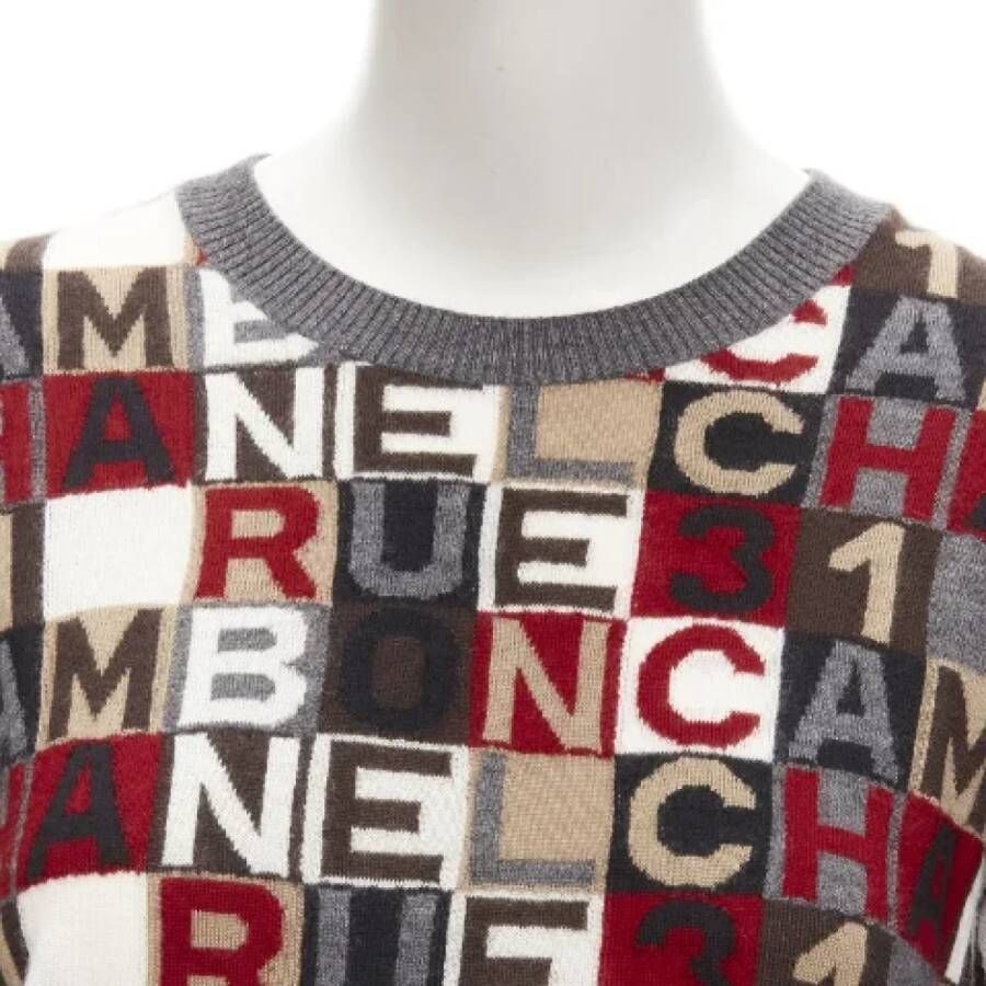 Chanel Vintage Pre-owned Fabric tops Meerkleurig Dames