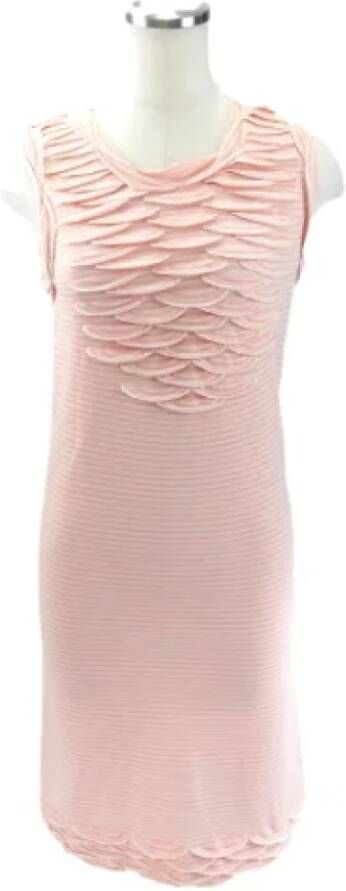 Chanel Vintage Pre-owned Fabric tops Roze Dames