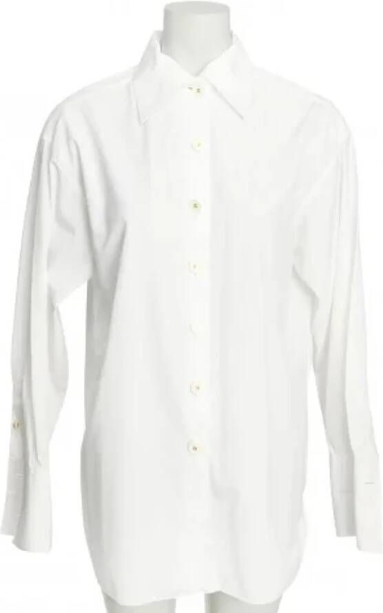Chanel Vintage Pre-owned Fabric tops Wit Dames