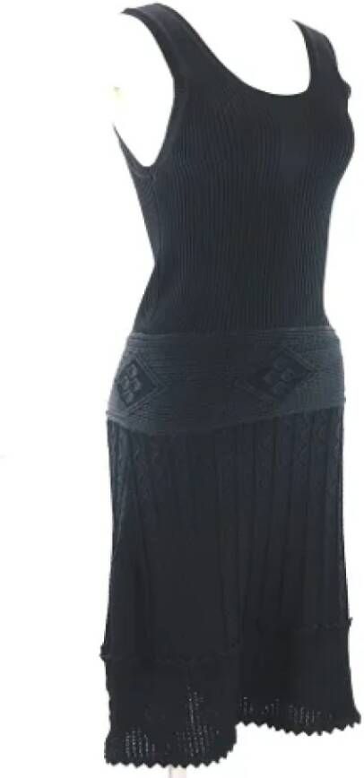 Chanel Vintage Pre-owned Fabric tops Zwart Dames