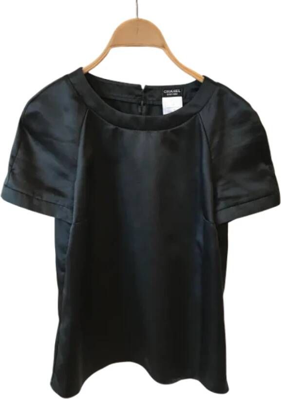 Chanel Vintage Pre-owned Fabric tops Zwart Dames