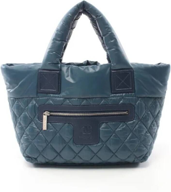 Chanel Vintage Pre-owned Leather chanel-bags Groen Dames