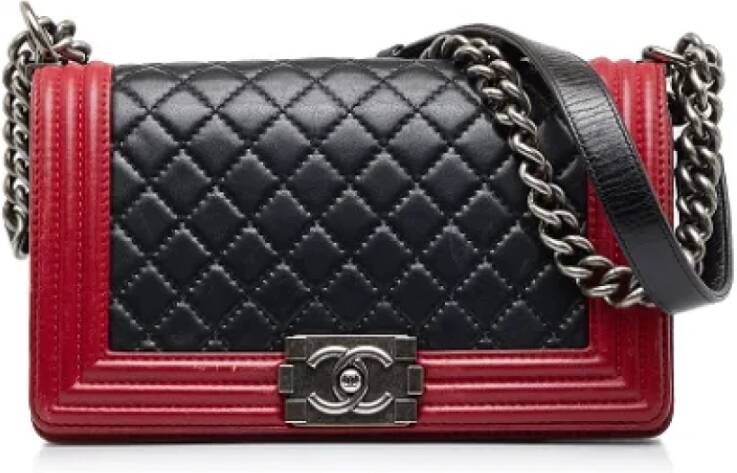 Chanel Vintage Pre-owned Leather chanel-bags Zwart Dames
