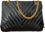 Chanel Vintage Pre-owned Leather chanel-bags Zwart Dames - Thumbnail 1