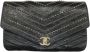 Chanel Vintage Pre-owned Leather chanel-bags Zwart Dames - Thumbnail 1