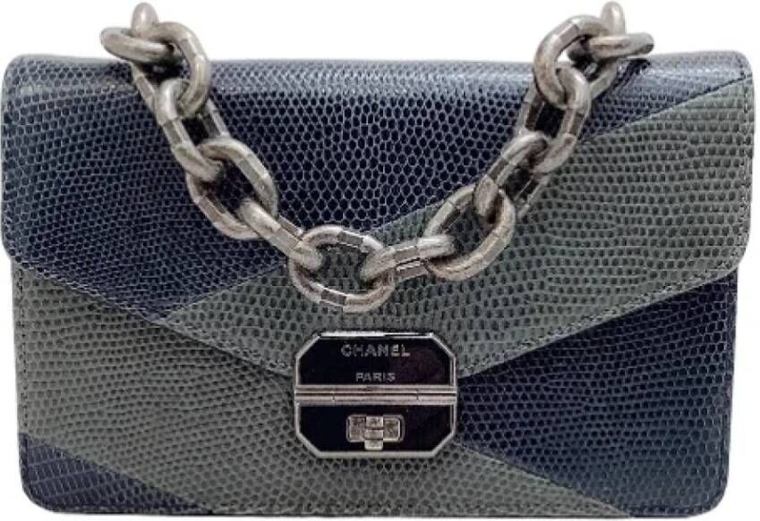 Chanel Vintage Pre-owned Leather handbags Grijs Dames