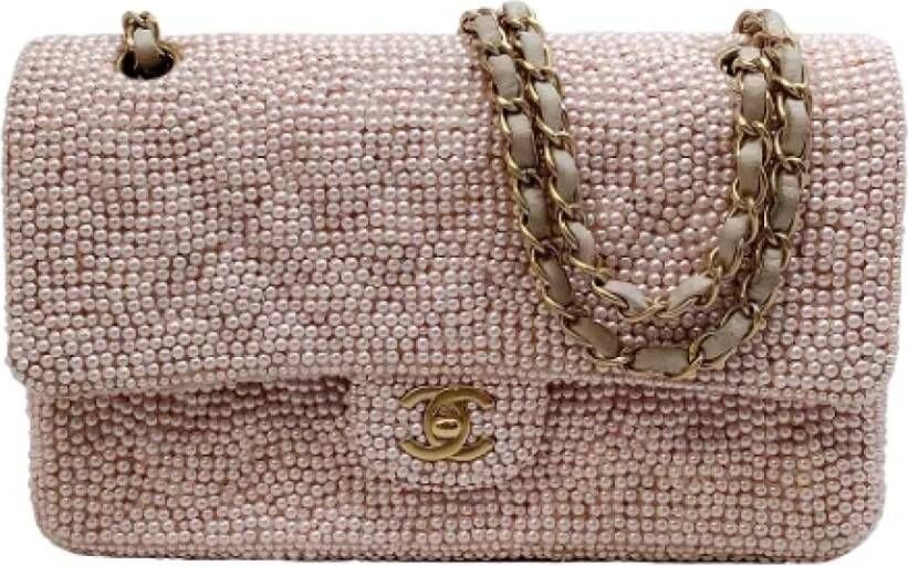 Chanel Vintage Pre-owned Leather handbags Roze Dames