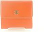 Chanel Vintage Pre-owned Leather wallets Oranje Dames - Thumbnail 1