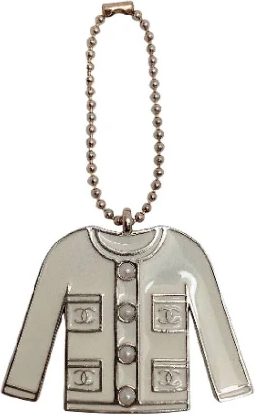 Chanel Vintage Pre-owned Metal chanel-jewelry Beige Dames