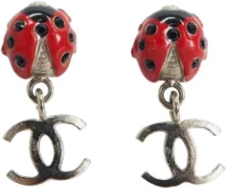 Chanel Vintage Pre-owned Metal chanel-jewelry Zwart Dames
