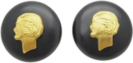 Chanel Vintage Pre-owned Metal chanel-jewelry Zwart Dames