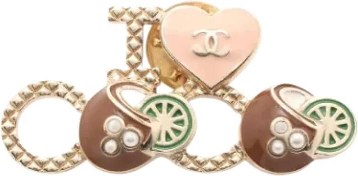 Chanel Vintage Pre-owned Metal key-holders Meerkleurig Dames