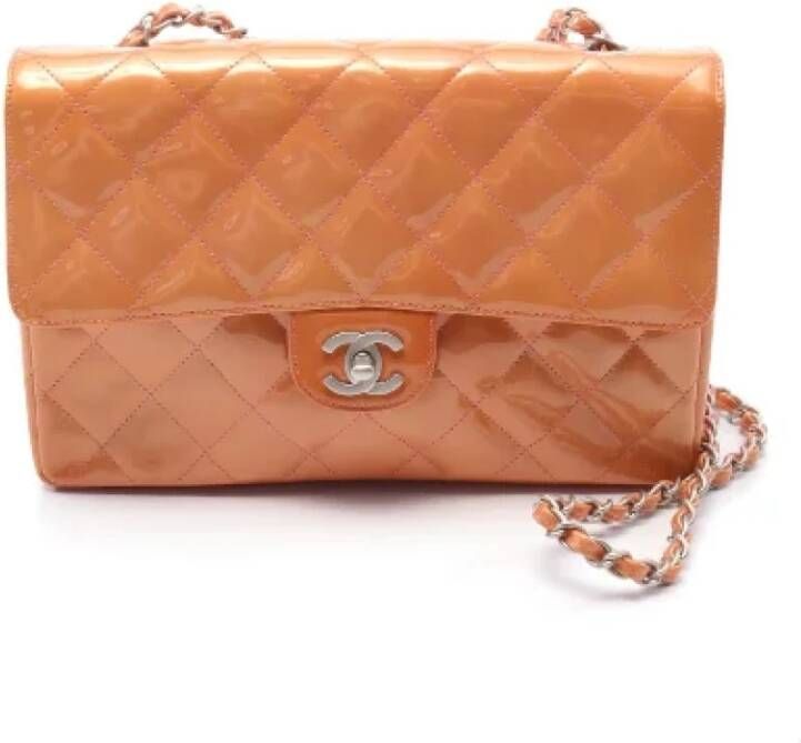 Chanel Vintage Pre-owned Plastic chanel-bags Bruin Dames