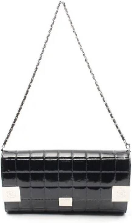 Chanel Vintage Pre-owned Plastic chanel-bags Zwart Dames