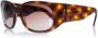 Chanel Vintage Pre-owned Plastic sunglasses Bruin Dames - Thumbnail 1
