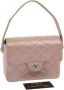 Chanel Vintage Pre-owned Silk chanel-bags Roze Dames - Thumbnail 1