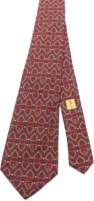 Chanel Vintage Pre-owned Silk home-office Blauw Dames