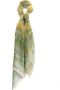Chanel Vintage Pre-owned Silk scarves Groen Dames - Thumbnail 1