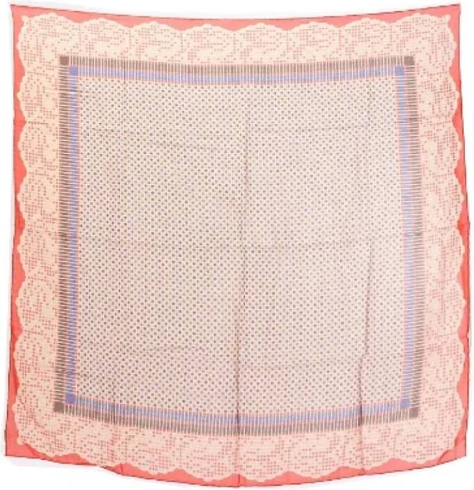 Chanel Vintage Pre-owned Silk scarves Meerkleurig Dames
