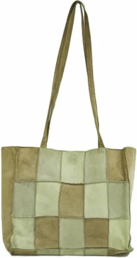 Chanel Vintage Pre-owned Suede chanel-bags Beige Dames