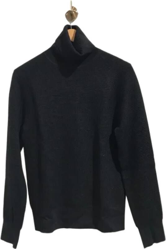 Chanel Vintage Pre-owned Wool tops Zwart Dames