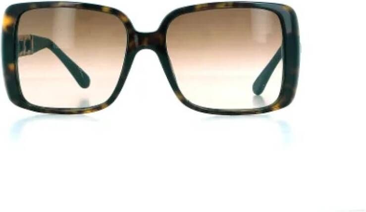 Chanel Vintage Tweedehands accessoire Bruin Dames