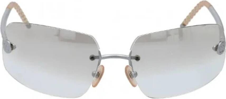 Chanel Vintage Tweedehands accessoire Grijs Dames