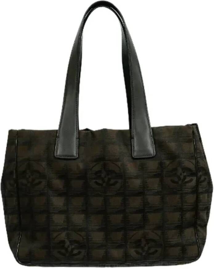 Chanel Vintage Tweedehands draagtas Bruin Dames