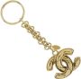 Chanel Vintage Tweedehands Gouden Chanel Sleutelhanger Yellow Dames - Thumbnail 1