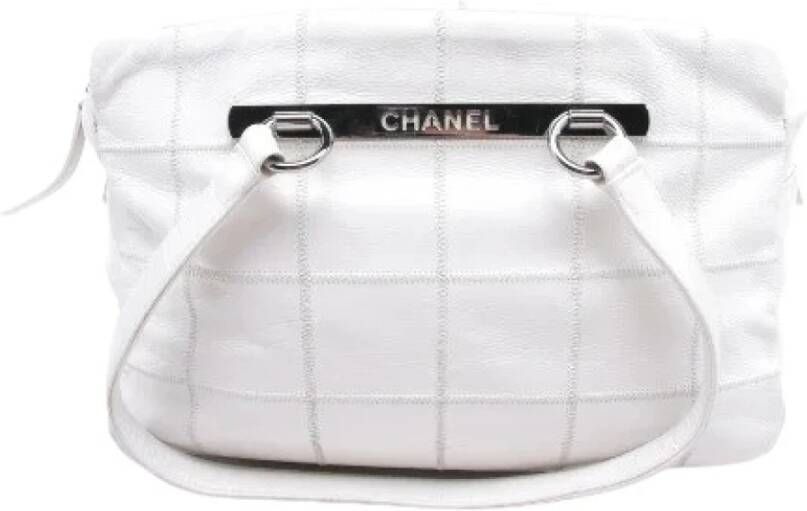 Chanel Vintage Tweedehands handtas Wit Dames