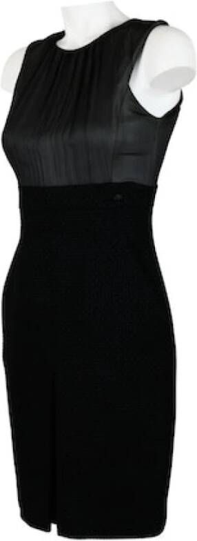 Chanel Vintage Tweedehands jurk Zwart Dames
