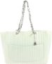 Chanel Vintage Tweedehands Leren Schoudertas White Unisex - Thumbnail 1